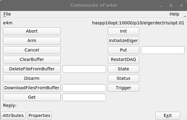 Image eigerDectrisCommands