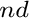 $^{nd}$